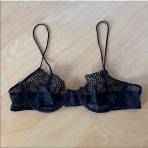 Kiki de Montparnasse Fleur de Lys Demi Bra